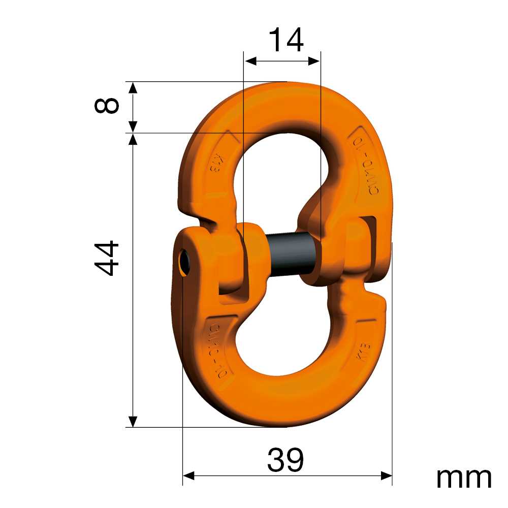 Kupplex Nicralloy CW 6 Verbindungsglied G10,für 6mm Kette