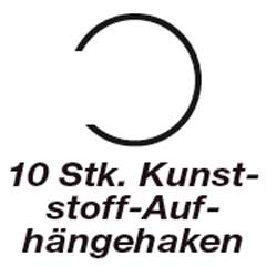 10 Stück Vorhanghaken PVC,für Schweißvorhänge