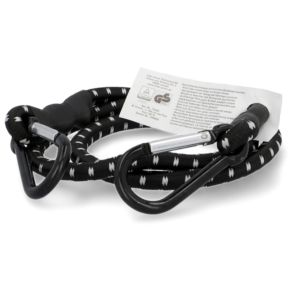 Gepäckspanner Ø10x1000mm, mit Karabiner