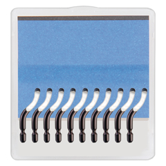 10 Stück Klingen N1/B10 zu GRATNIX Entgrater, 2,6mm Durchmesser