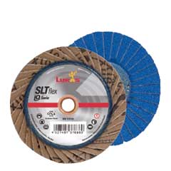 Fächerschleifscheibe 125 K40,SLTFLEX PREMIUM,2in1,ZKS,Typ 28,gerade