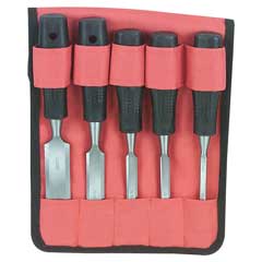 Holzstemmeisen SUPER Satz 5-teilig 6-10-12-20-26mm,geschmiedete+gehärtet