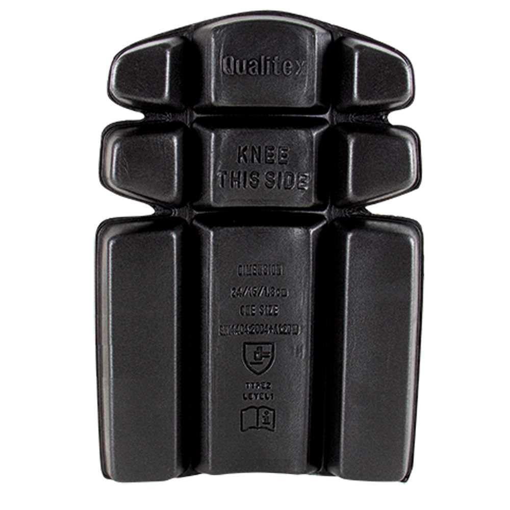 Knieschoner-Paar PU 24x18,5x1,7cm grau für Knietaschen in Arbeitshosen