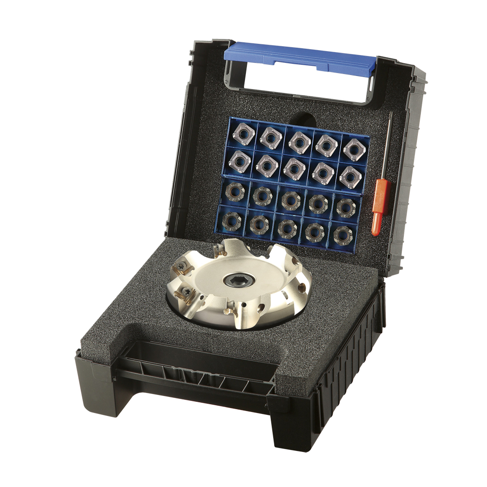 Fräserset TOP P924A 50x4 S/O12 D=50 Z4 inkl. 20 Stück SNMU1206ANER MP1013