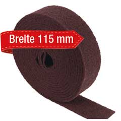 Vlies-Rolle 115mmx10m A,Fine rötlich-braun P280-P320