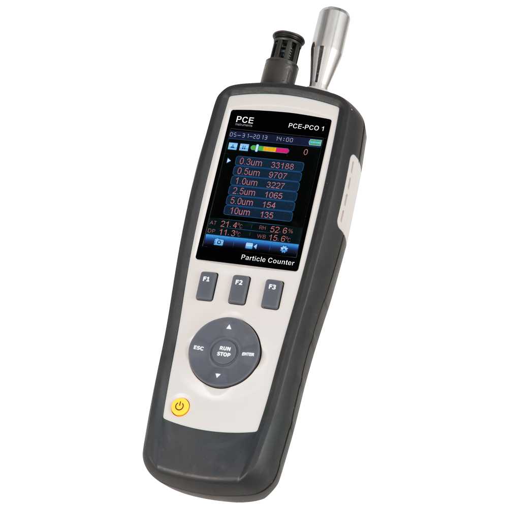 Partikelmessgerät,6 Partikelgrößen Kamera,im Koffer