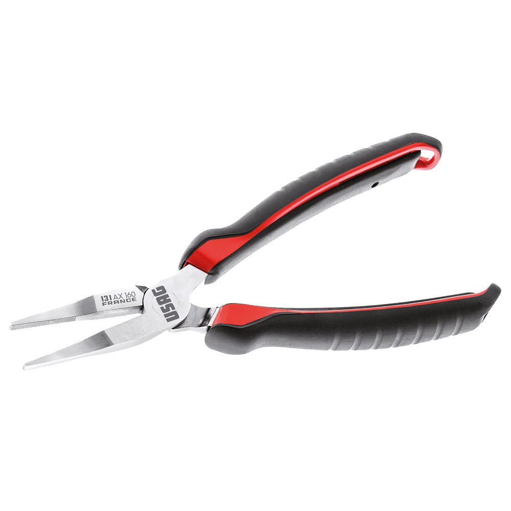 Mechanikerzange U131 AX 200mm,gerade Vanadium-USAG-Extra,flach,isoliert