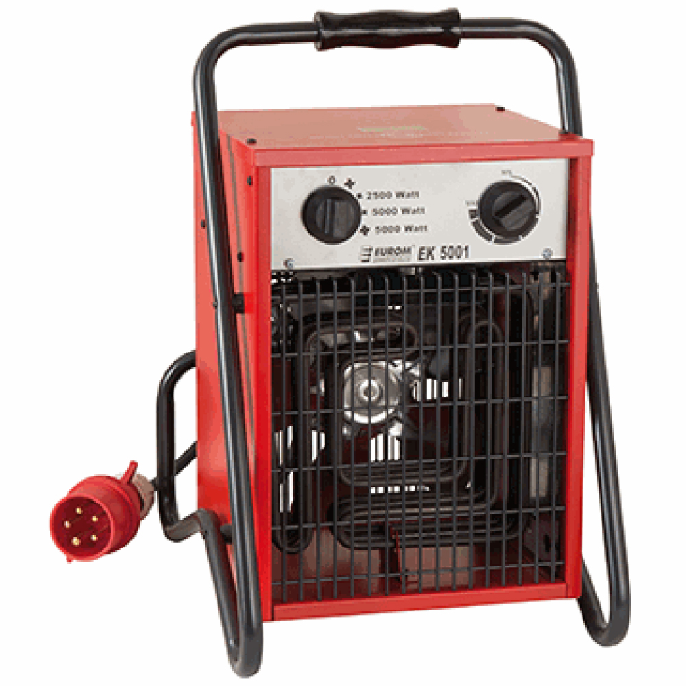 Elektroheizgerät 5001 5,0kW 400 Volt 16A 2m Anschlusskabel