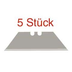 5 Stück Trapez-Klingen 0,6x18,8x60mm in Entnahmebox