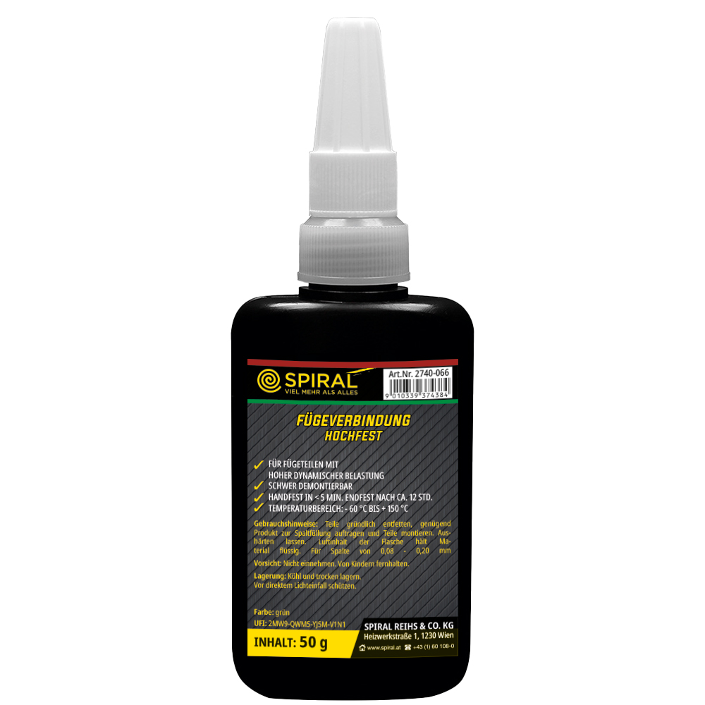 Fügeverbindung, hochfest grün 50g für Fügeteilen m. hoher dynam. Belastung