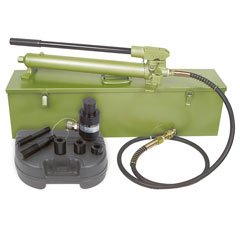Industrie Hydraulik+Handpumpe für Super-Loch-Knacker,komplett,in Box