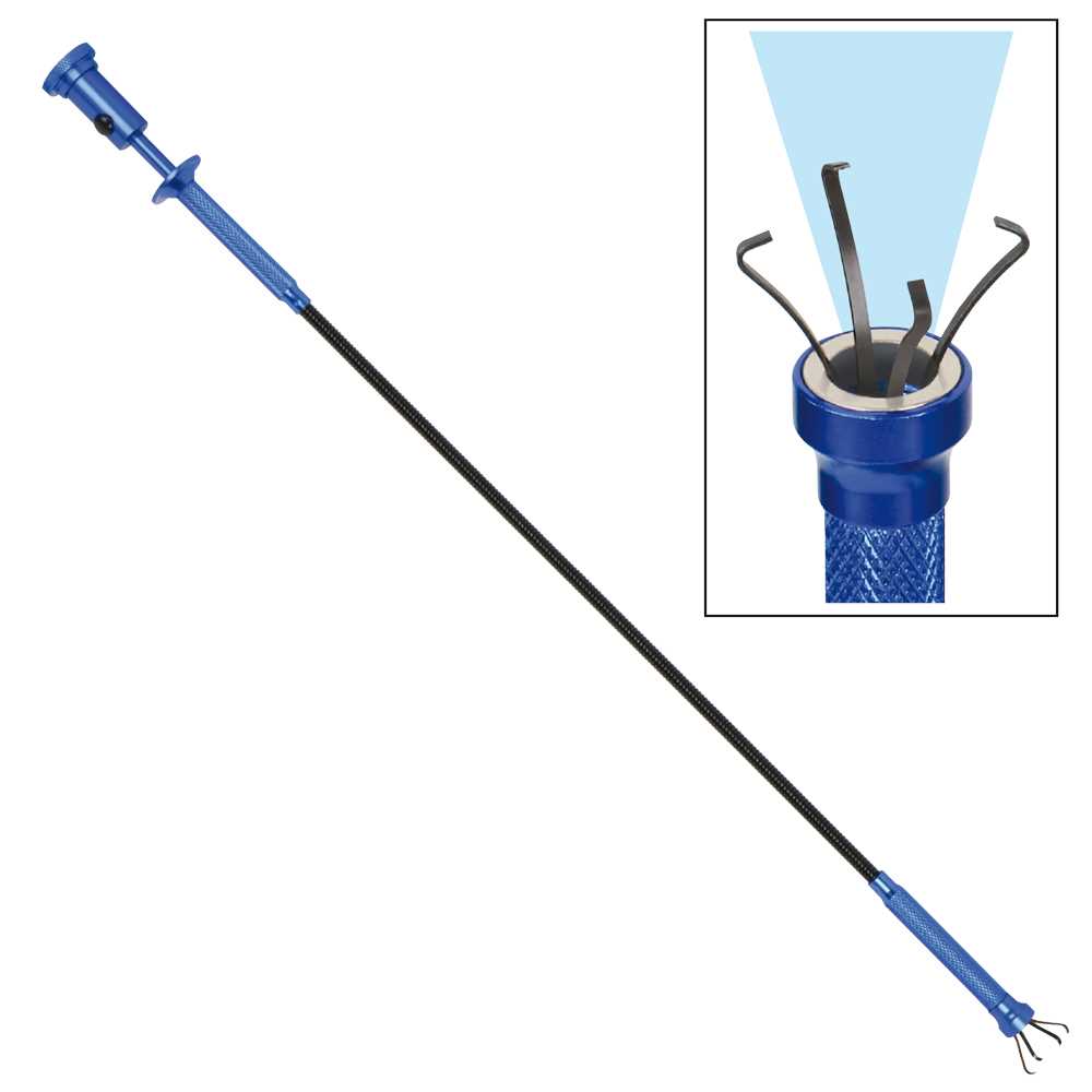 3-Funktions-4-Finger-Greifer 615mm integrierter Suchmagnet+LED-Licht