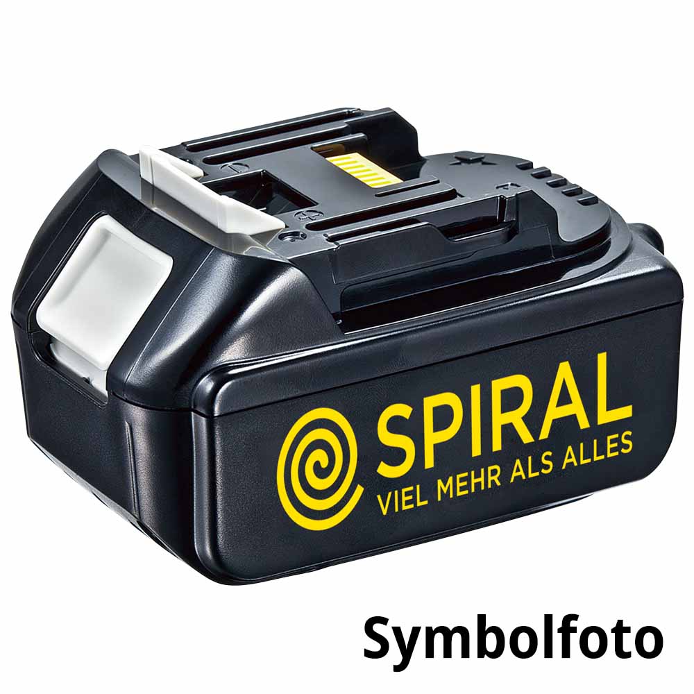 Li-Ion Akku SPIRAL 1870B 18V/7,0Ah mit Kapazitätsanzeige,kein Memoryeffekt