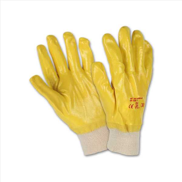 Montagehandschuh Nitril 3400V gelb Gr.11 EN 388 4.1.1.1. Cat.II vollbeschichtet