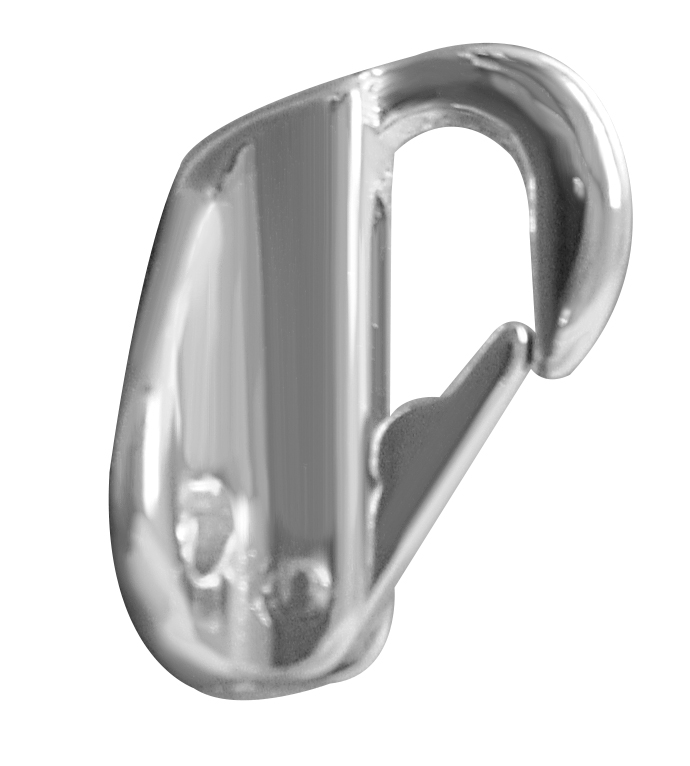 Fenderhaken 43mm verchromt zum Aufnieten auf der Ladebordwand