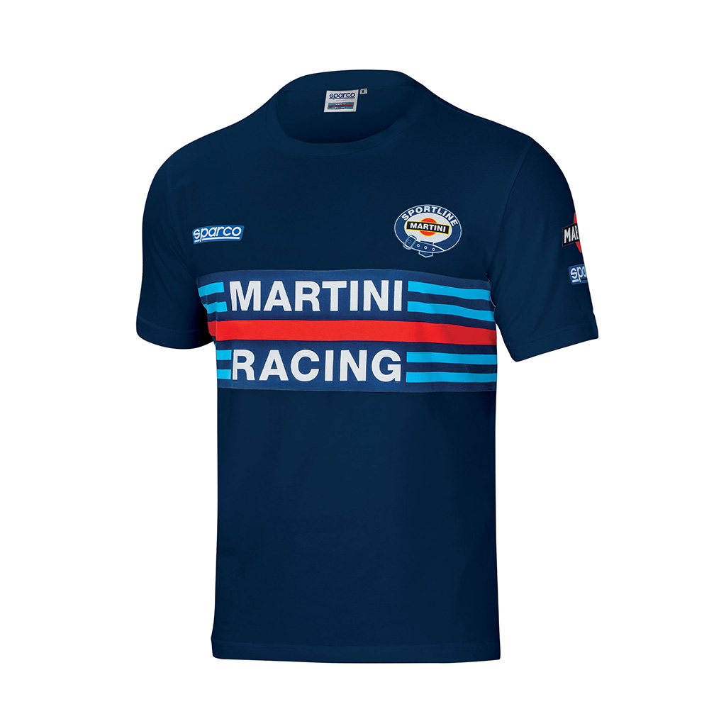 MARTINI RACING T-SHIRT REPLICA MARINE XL 95% Baumwolle, 5% Elasthan - 170g/m²