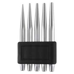 Durchschlag-Satz 5-tlg. CR-V,2-6mm in Kunststoffhalter