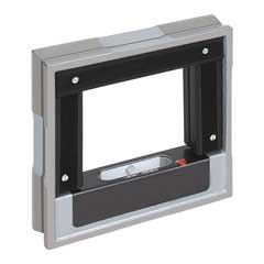 Rahmenwasserwaage 200x200mm,Gen.0,02 3 prismatisch geschliffene Fläche, Etui