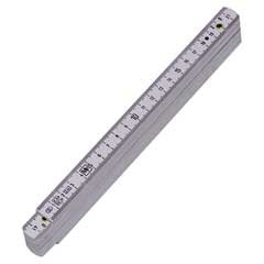 Gliedermaßstab Leichtmetall 1m mit Federgelenk