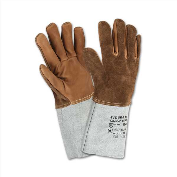 Schweißerhandschuh ESPUNA Gr.12 EN 388 2.5.4.2. Cat.II, EN 407, EN 12477