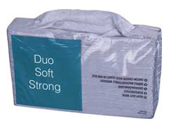 Reinigungs-Zellstoff DUO-SOFT-STRONG in Ordnungsbox,200 Stück,39x32cm,blau