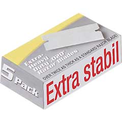 5 Stück Ersatzklingen 39x0,5mm für Schaber Art.Nr.7032-188/-196/-197