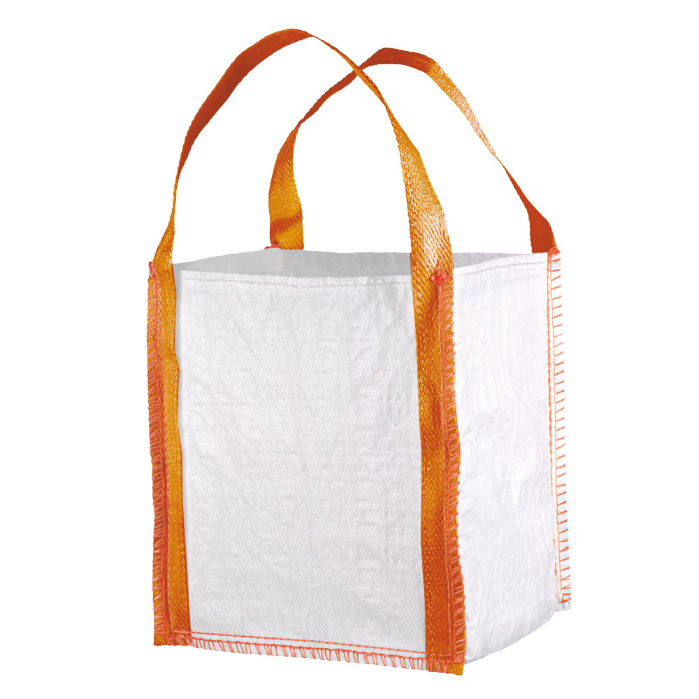 Mini Big Bag Schuttsack 300kg 40x40x45cm mit 2 Schlaufen, oben offen, weiß