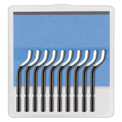 10 Stück Klingen S10 links zu GRATNIX Entgrater, 3,2mm Durchmesser