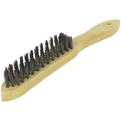 Hand-Drahtbürste gewellt 5-reihig