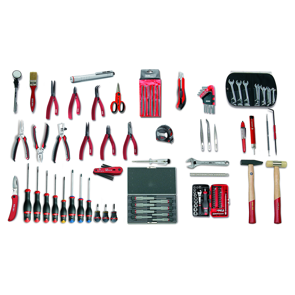 Werkzeug-Satz U496F2 Elektronik 119-tlg.