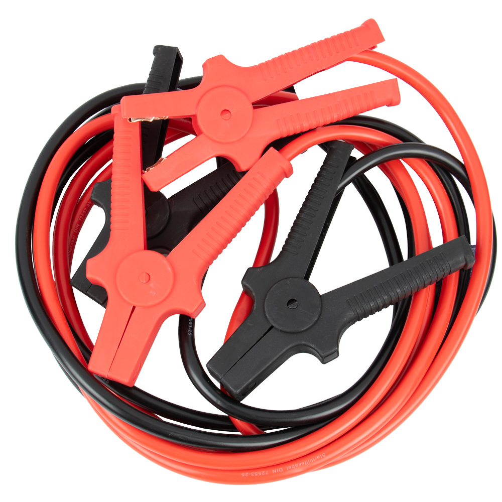 Starterkabel 25mm²/350A,komplett mit Krokodilklemmen