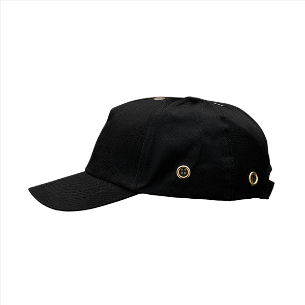 Anstoßkappe Standard, schwarz, EN 812 ABS-Schale, Lüftungsöffnungen