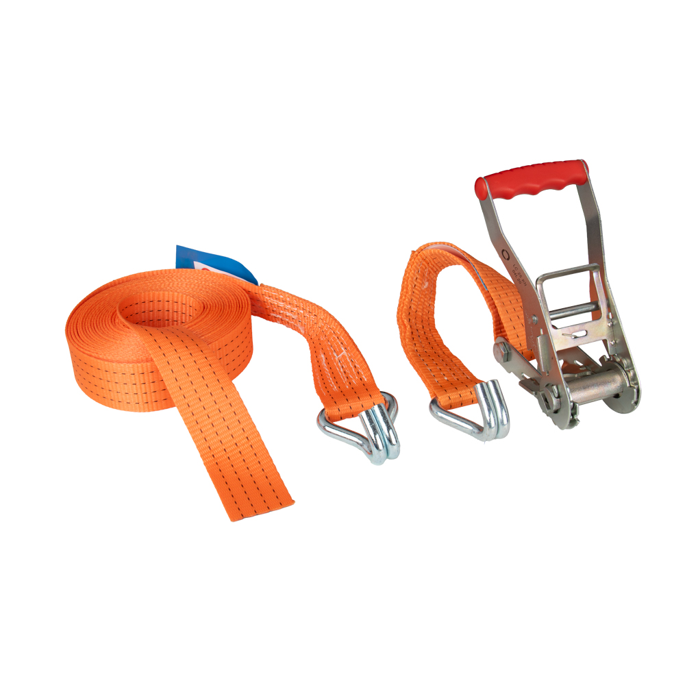 Zurrgurt 8m zweiteilig, mit Spitzhaken LC 2000/4000daN,STF280daN gem.EN12195-2