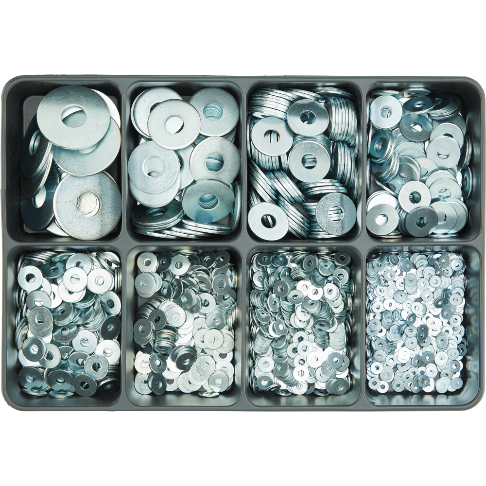 SPIRAL Sortimentkoffer 1.675-teilig Scheiben DIN 9021 A vz. blau A2K