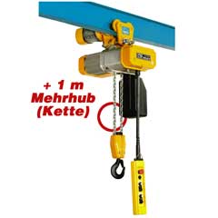 Hebezeugkette 1m Liftket 5,2x15mm EN818-7-DAT,gelb passiviert,vergütet