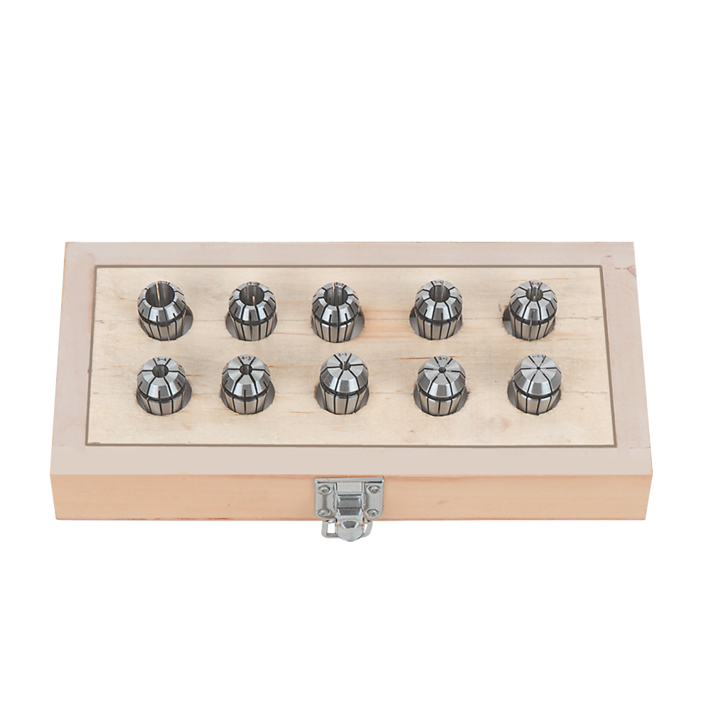 Spannzangen-Sortiment ZS16 10-teilig 1mm steigend,Spannbereich 0,5-10mm in Kasse.