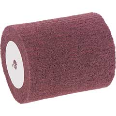 Vlieswalze A 80/120x100x12,7mm hart,zum Satinieren,braun