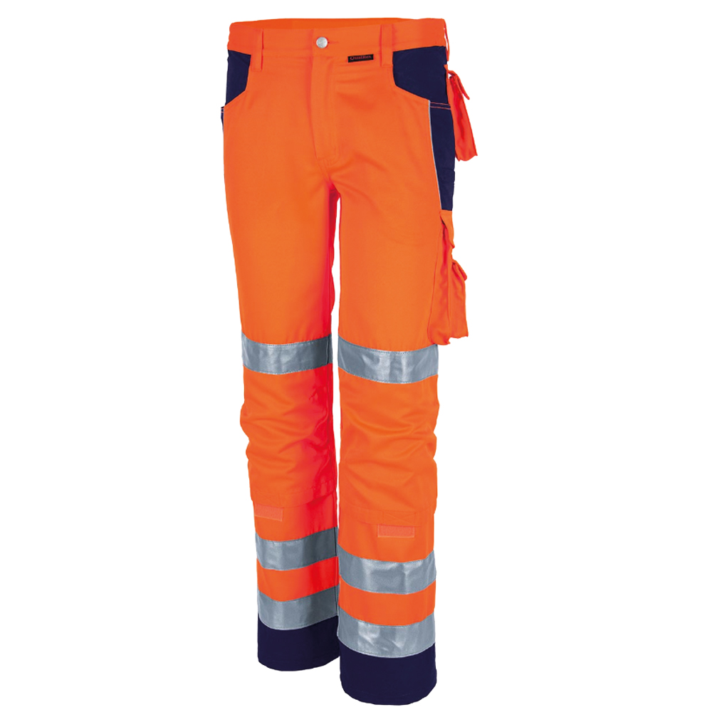 WS-Bundhose, orange/blau, Gr. 52 EN 20471