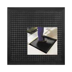 Einzel-Standmatte SANAFLOOR 800x800x13,5mm,Nitrilgummi,ölfest