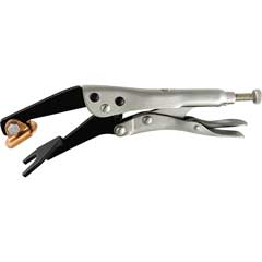 CU-Schweiß-Gripzange 225mm mit verkupfertem Pendelkopf 32mmØ,CV