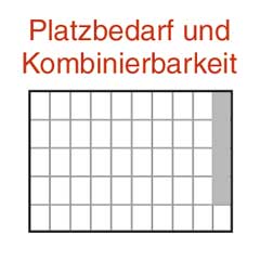 Einsatzkästchen A9-4 220x40x45mm per Stück,zu Carry Lite 55