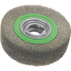 Entgrat-Bürste INOX 250x55x0,35 Bohrung 2" mit Keilnuten