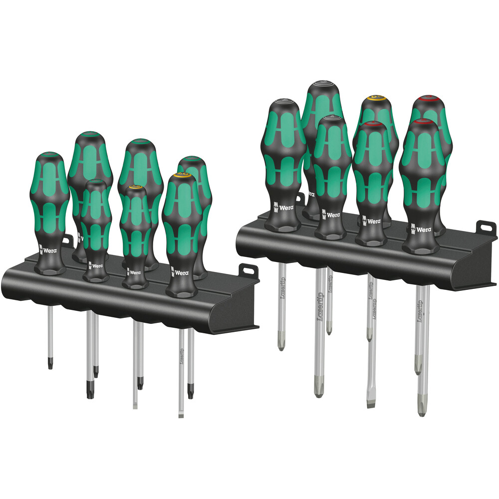 Schraubendrehersatz WERA Kraftform 14tlg Big Pack 300 mit Rack