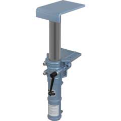 Höhenverstellgerät für SUPER-LEONE Schraubstock,bis 18kg,grau