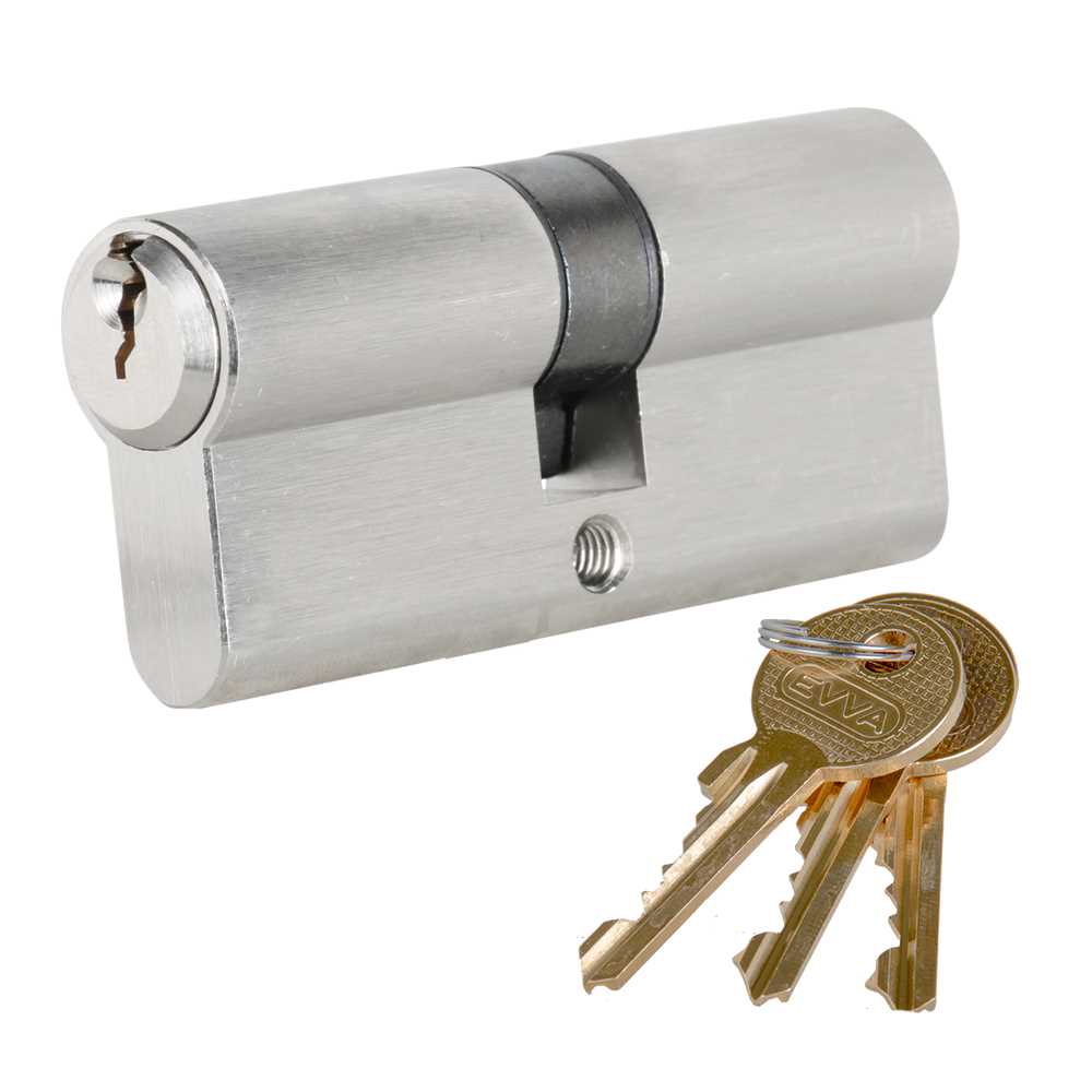 Bauzylinder 36/36 mit 3 Schlüsseln