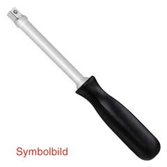 Steckgriff 1/4" 4-Kant mit Heft,150mm