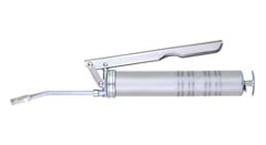 Hochleistungs-Hebelfettpresse 500cm³ Komp.,Zerkrohr und Mundstück,rostfrei