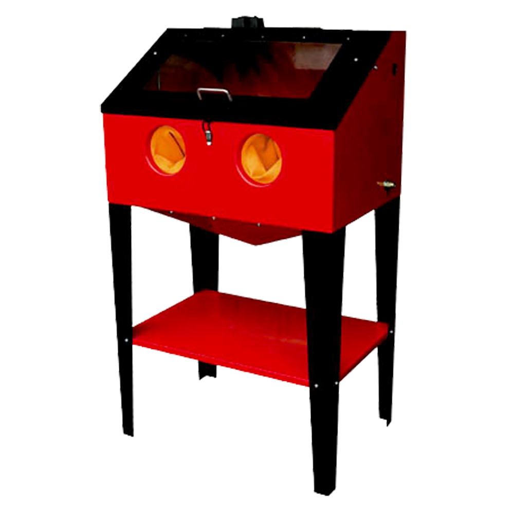 Sandstrahl-Box HANDY-BLAST 1500x510x765 mit Pressluft-Sandstrahl-Pistole