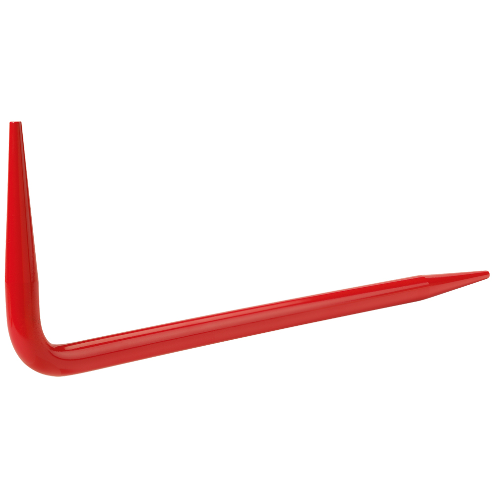 Winkeldorn 20x500 mm, kegelige Arbeitsenden gehaertet, rot