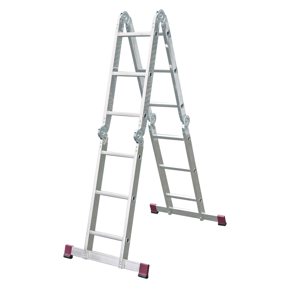 Klapp-Step-Kombileiter 1,66-3,6 m Anlege- und Doppelleiter,kombiniert